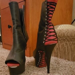 5in Redbottom Laceback Heels